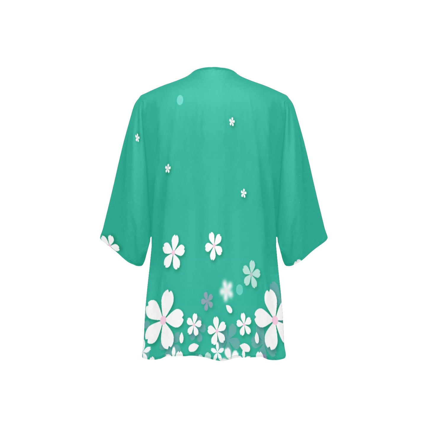 Floral Chiffon Kimono Cardigan