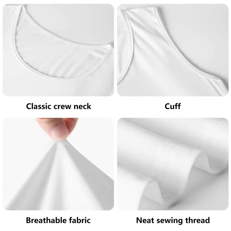 Close-up of white floral sleeveless tank dress showing its detailed construction