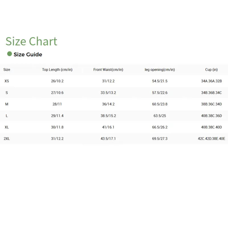 Clothing size chart for the boho bikini with fun 70s print and retro floral design