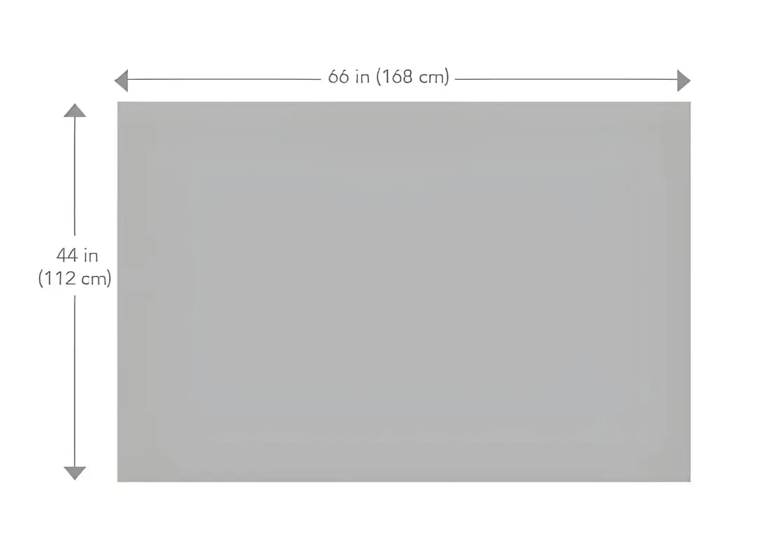 Rectangular gray shape dimensions for Tropical Hawaiian Print Glam and Hawaiian Print Sarongs