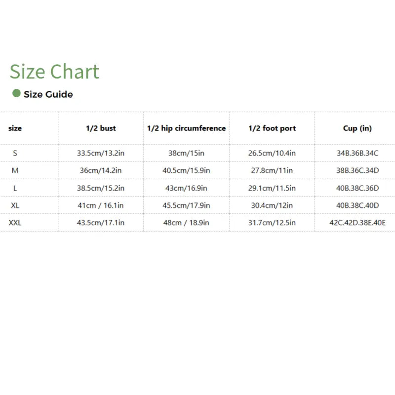 Clothing size chart for Snag This Boho One-Piece dresses to ensure perfect fit