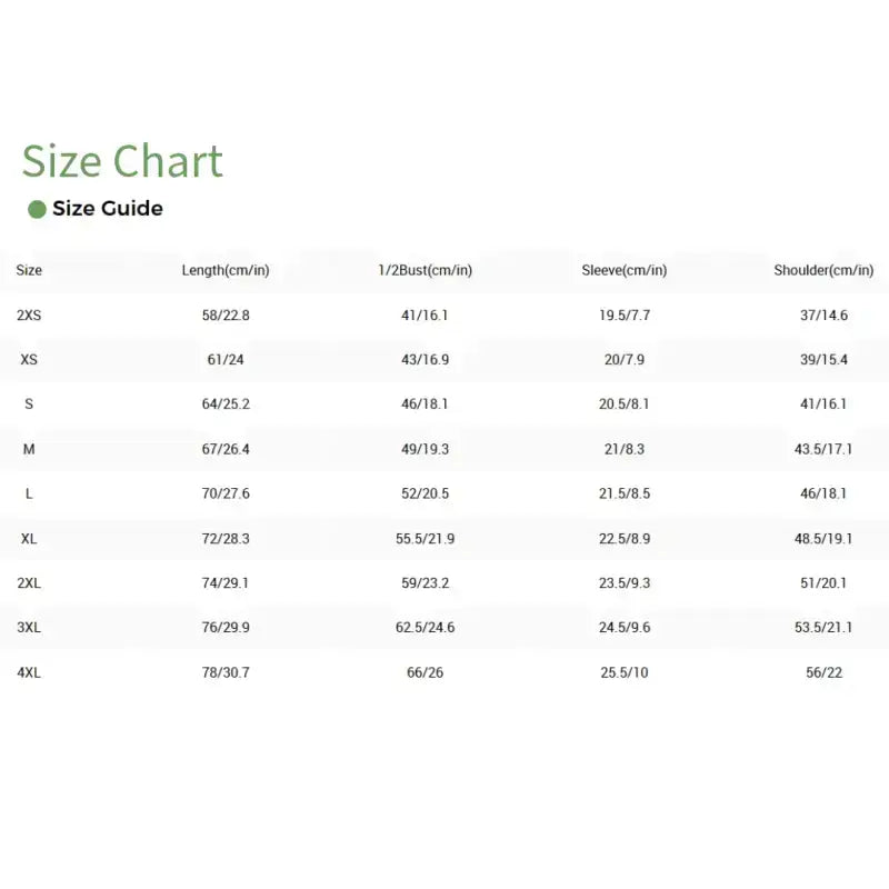 Clothing size chart for Sunshine Vibes Floral Crew Neck for women’s beach outings