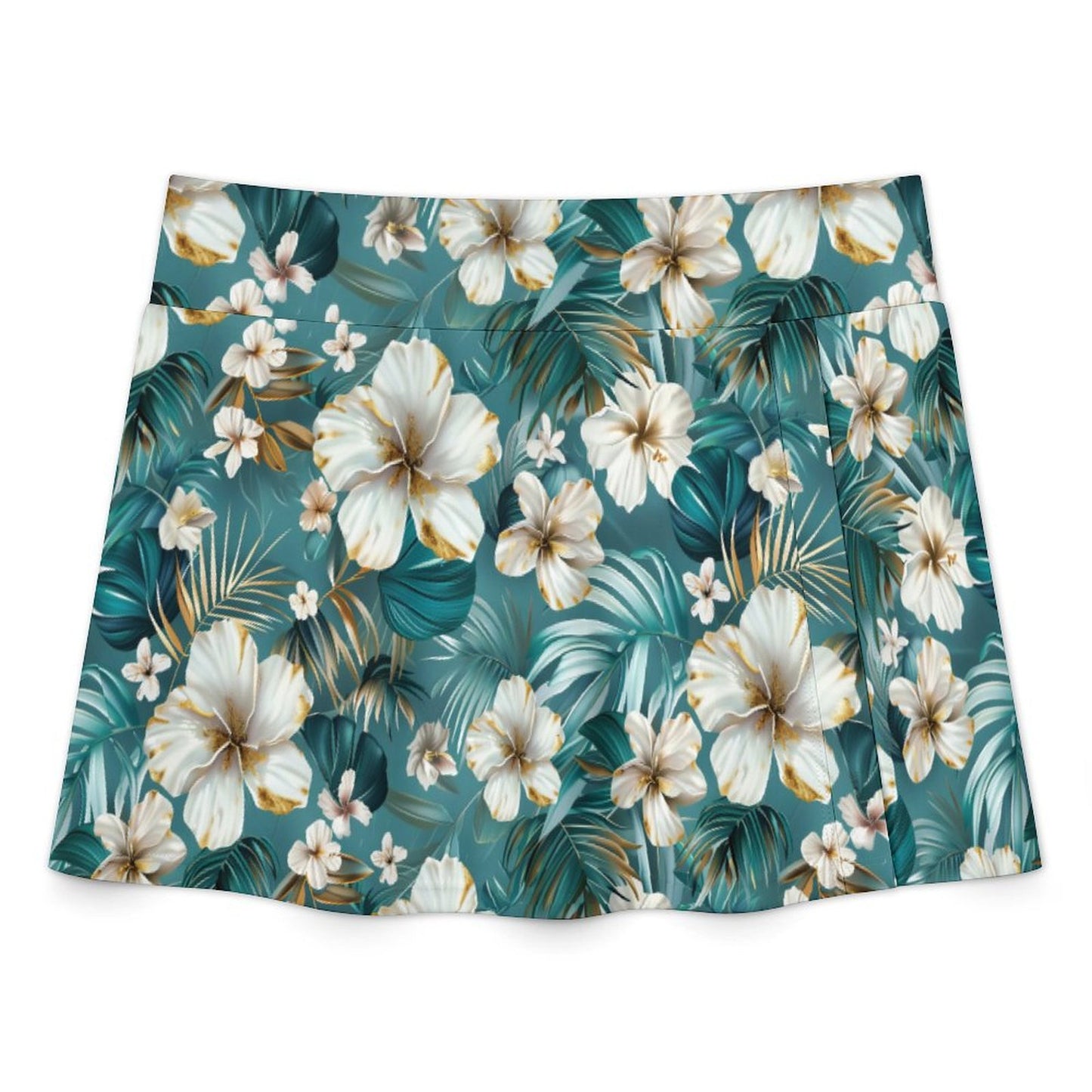 Hibiscus floral swim skort product image