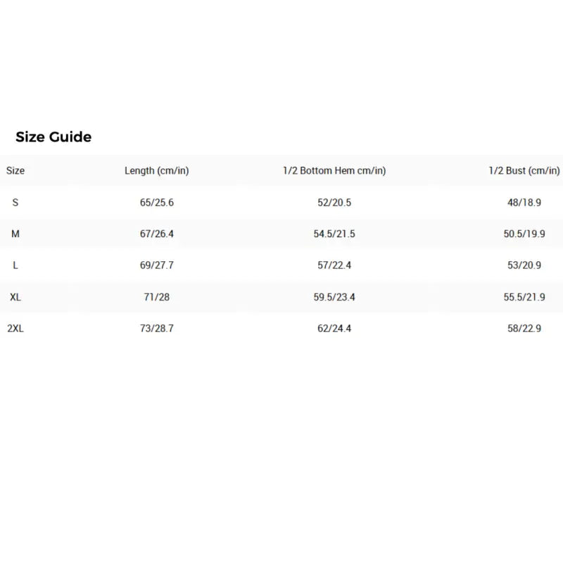 Clothing size chart for Boho Tank Top That’d Make Dresses Jealous with easy after-sales processing
