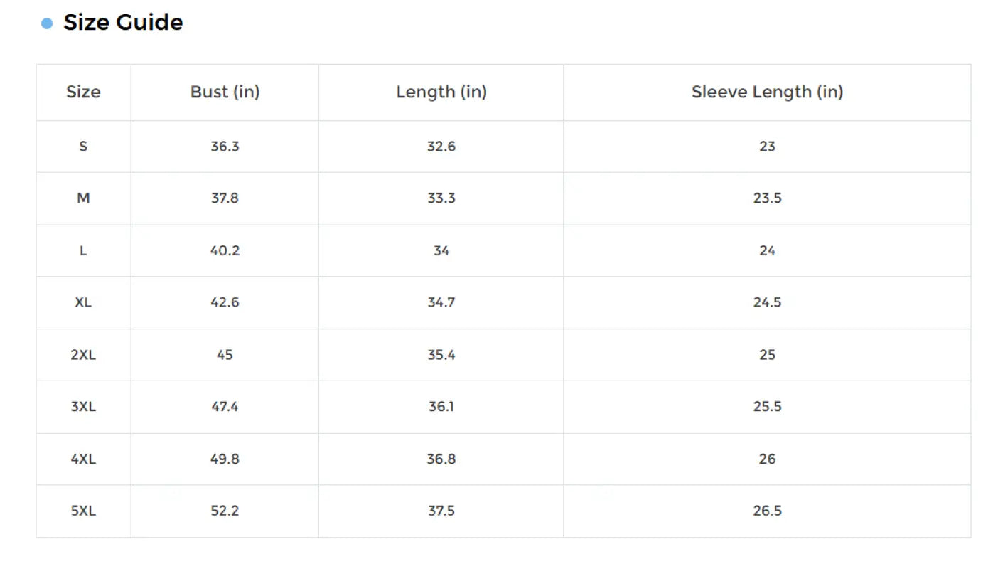 Size guide chart for Flared Sleeves and Flirty Vibes Peachy Boho Dress in all sizes