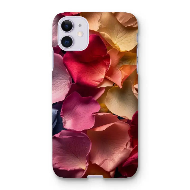 Colorful flower petal phone case for Samsung Galaxy S20 and Google Pixel, Rose Snap Phone