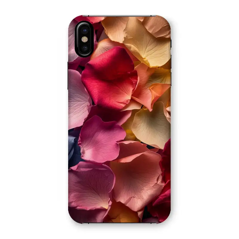 Colorful flower petal phone case for Samsung Galaxy S20 and Google Pixel, Rose Snap Phone