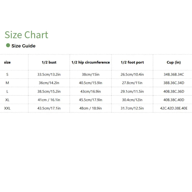 Clothing size chart for Snag This Boho One-Piece dresses to ensure perfect fit